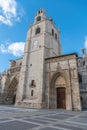 The Holy Cathedral Church of San AntolÃÂ­n in Palencia, a gothic building in the autonomous community of Castilla y LeÃÂ³n, Spain