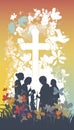 Holy church confirmation greeting card for the confirmant