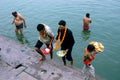 Holy City Benaras In India Royalty Free Stock Photo