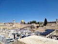 The holy city of jerusalem , western wall