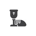 Holy communion vector icon Royalty Free Stock Photo