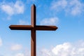 Holy Cross Against Cloudy Blue Sky Royalty Free Stock Photo