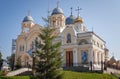 Holy Cross Cathedral Man's Piously-Nikolaev monastery Royalty Free Stock Photo