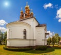 Holy Cross Church in town Vysokaye Royalty Free Stock Photo