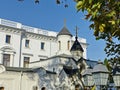 The Holy Cross Exaltation Palace Church and the chapel in Livadia was erected under Emperor Alexander II in 1863. Royalty Free Stock Photo