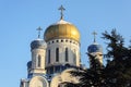 Holy Cross Orthodox cathedral in Uzhgorod, Ukraine Royalty Free Stock Photo