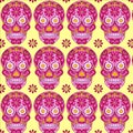 Holy Death, Day of the Dead, Mexican Sugar Skull, Day of the Dead, Feast of Death,