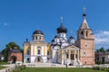 Holy Dormition Monastery, Staritsa, Russia Royalty Free Stock Photo