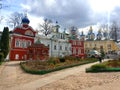 Holy Dormition Pskov Caves Monastery. Pechory Royalty Free Stock Photo