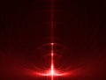 Holy esoteric background texture in red, white and black. Abstract sacred light alien object Royalty Free Stock Photo