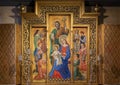 Holy Family Altar inside Christ the King Catholic Church in Dallas, Texas.