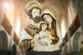 Holy family catholic image Royalty Free Stock Photo