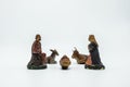 The holy family, Child Jesus, the Virgin Mary, Saint Joseph and Royalty Free Stock Photo