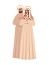 holy family illustration Royalty Free Stock Photo