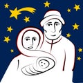 The Holy Family Royalty Free Stock Photo