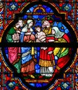 Holy Family - Stained Glass Royalty Free Stock Photo