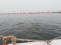 The holy Ganges river in Prayagraj UP