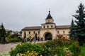 Holy gate of Optina Monastery. Optina Pustyn is an Eastern Orthodox monastery near Kozelsk in Russia Royalty Free Stock Photo