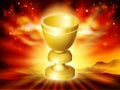 Holy Grail Cup Gold Chalice Goblet