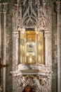 Holy Grail inside Chapel of the Holy Relic, Valencia Cathedral