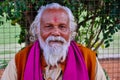 The holy guru of the Hanuman Temple, Jaipur, India. Royalty Free Stock Photo