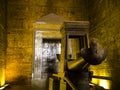 The Holy of Holies at Edfu Temple in Egypt