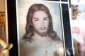Holy icons, the Background of the JESUS Royalty Free Stock Photo