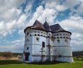 Holy Intercession Church-Fortress XIV-XVIII centuries. Sutkivtsi village, Khmelnytsky region, Ukraine