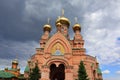Holy Intercession Holosiivsky Monastery in Kyiv, Ukraine Royalty Free Stock Photo