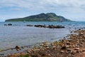 Holy Island from Lamlash Bay. Royalty Free Stock Photo