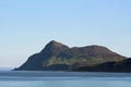 Holy Island at side of Arran in Firth of Clyde. Royalty Free Stock Photo