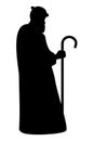 holy joseph icon silhouette