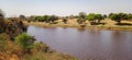 Holy Kshipra River and Its Surroundings at Mahidpur District Ujjain Royalty Free Stock Photo