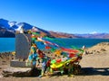 The Holy Lake of Tibet - Yamdrok Y Royalty Free Stock Photo