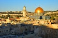 Holy Land of Israel. Dome of the Rock, Jerusalem. Royalty Free Stock Photo