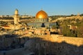 Holy Land of Israel. Dome of the Rock, Jerusalem. Royalty Free Stock Photo