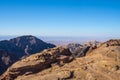 Holy Land Seen From Petra, Jordan Royalty Free Stock Photo