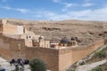 Holy Lavra of Saint Sabbas the Sanctified, known in Arabic as Mar Saba Royalty Free Stock Photo