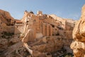 Holy Lavra of Saint Sabbas the Sanctified, known in Arabic as Mar Saba Royalty Free Stock Photo