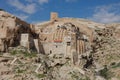 Holy Lavra of Saint Sabbas the Sanctified, known in Arabic as Mar Saba monastery perched on the rocks in the Judean Royalty Free Stock Photo