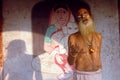 Holy man in India Royalty Free Stock Photo