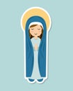 Holy Mary design Royalty Free Stock Photo