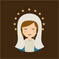 Holy Mary design Royalty Free Stock Photo