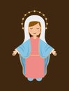 Holy Mary design Royalty Free Stock Photo