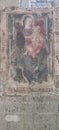 Holy Mary fresco picture in Tuscania