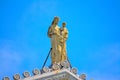 Holy Mary and Jesus statue in Pisa Duomo Royalty Free Stock Photo