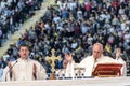 Holy mass with Pope Francis Royalty Free Stock Photo