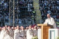 Holy mass with Pope Francis