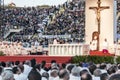 Holy mass with Pope Francis Royalty Free Stock Photo