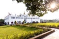 Holy Maya Dev Temple in Lumbini. The birthplace of Lord Gautama Buddha Royalty Free Stock Photo